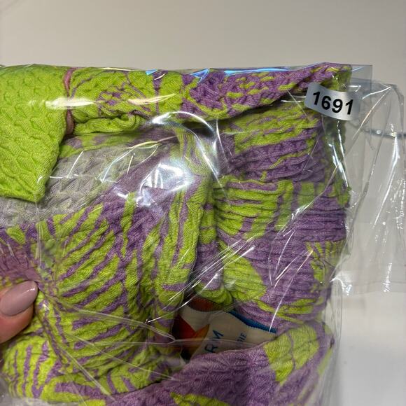 FARM Rio for Anthropologie Tropical Print Sleeveless Midi Dress Small - Picture 12 of 12